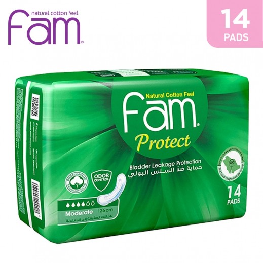 Fam Protect Incontinence Moderate 14 pads