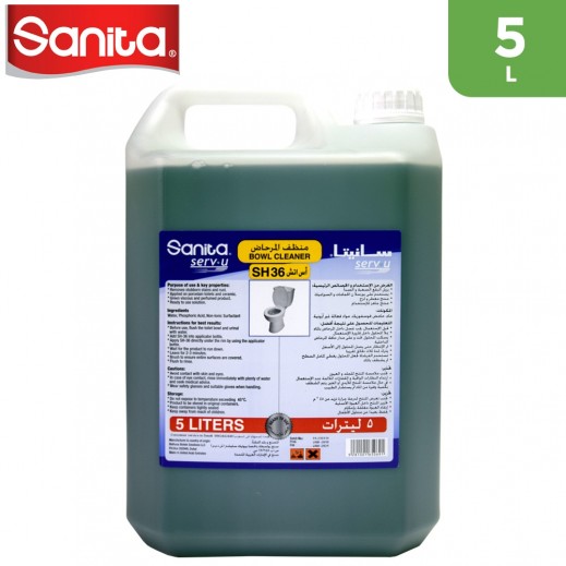 Sanita Toilet Bowl Cleaner Liquid 5 L