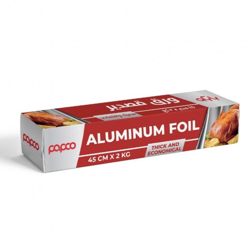 Buy Papco Aluminum Foil 45 cm × 2 Kg | توصيل Taw9eel.com