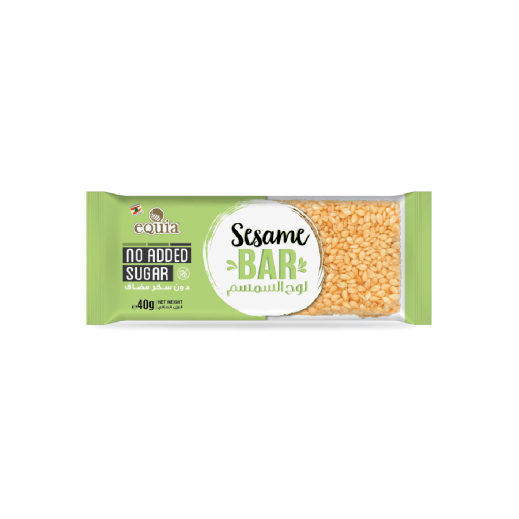 eQuia No Added Sugar Sesame Bar 40g