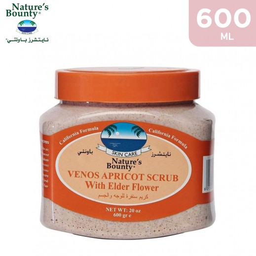 Nature’s Bounty Venos Apricot Face & Body Scrub 600 ml - delivered by Taw9eel Fast