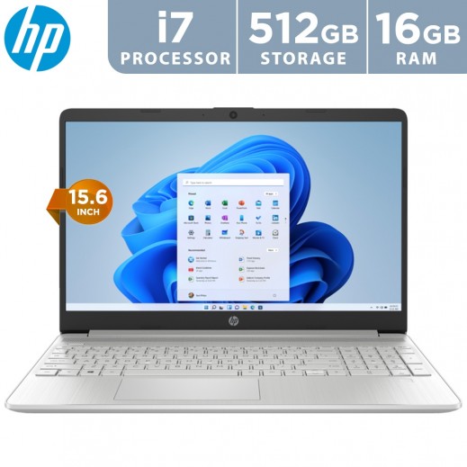 HP 15.6-inch Core i7 16GB RAM/ 512GB SSD Laptop - Silver