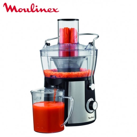 Moulinex 800 W Extractor Juice 0.8 L - Black & Silver