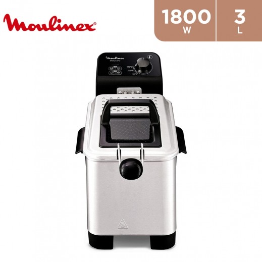 Moulinex 1800W 3L Deep Fryer - Silver
