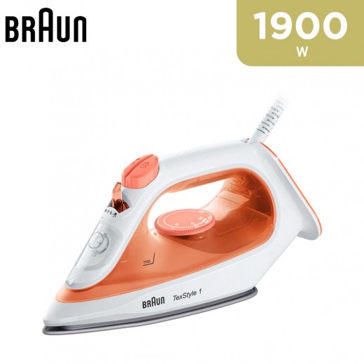 Braun 1900W Non-Stick Steam Iron - delivered by Taw9eel Fast
