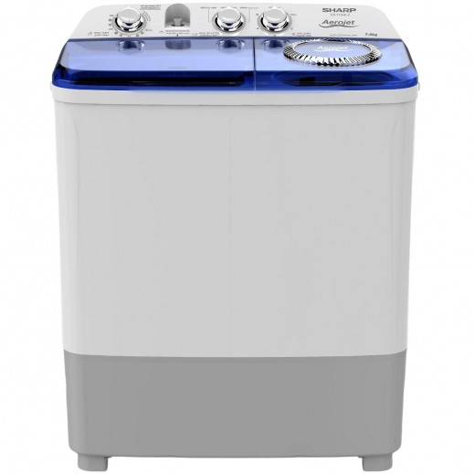 Sharp Twin Tub Washer 7kg Dryer 5kg - White - delivered by  AL-YOUSIFI within 3 working days