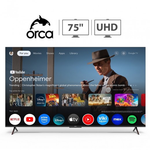 Orca 75" UHD 4K Android Smart TV - OR-75UX540S - delivered by  AL-YOUSIFI within 3 working days