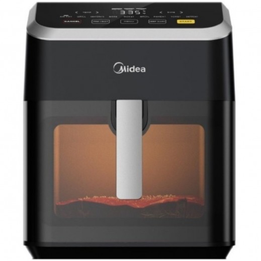 Midea 1500W Digital Air Fryer 5.5L - delivered by Taw9eel within 2 Business Days