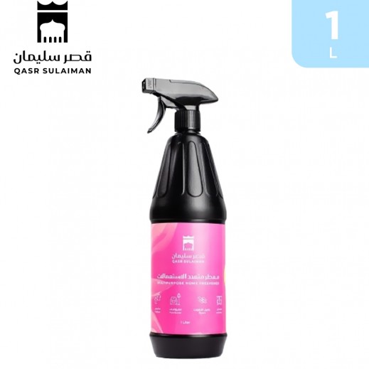 Qasr Sulayman Multipurpose Home Freshener Rose 1 L - delivered by Taw9eel Fast