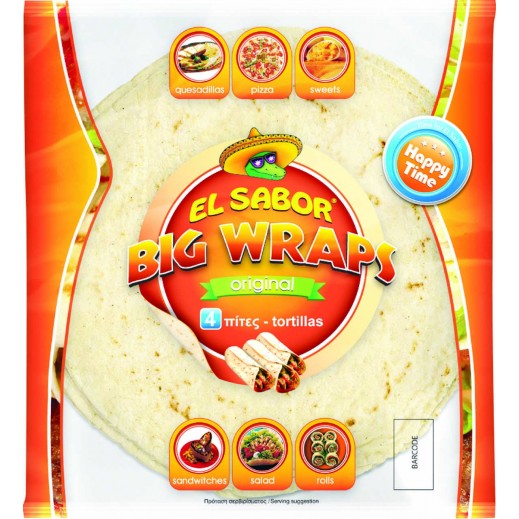El Sabor Original Tortilla Wraps 245 g - delivered by Taw9eel Fast