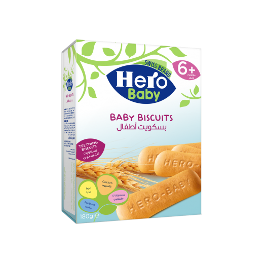 Hero Baby Food Biscuits 180 g - delivered by Taw9eel Fast