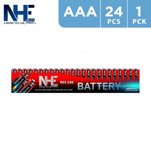 NHE AAA Battery R03 Pack (24 Pcs) - delivered by Taw9eel Fast