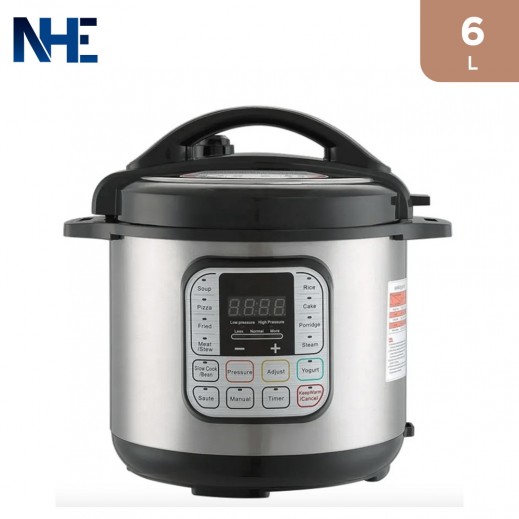 NHE Electric Pressure Cooker 6 L - 16 in 1 - delivered by Taw9eel Fast