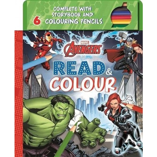 Marvel Avengers: Read & Color