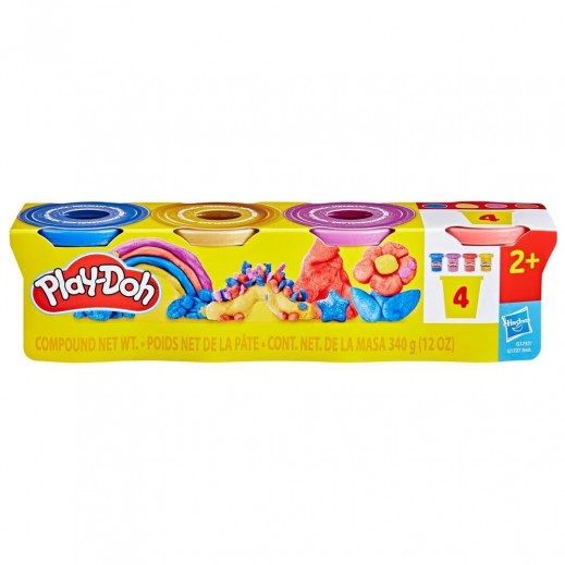 Play-Doh Shimmery Metallics 4-Pack Set