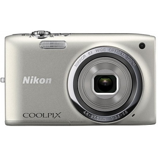 Nikon S2700 16 Megapixel 6x Optical Zoom Digital Camera Silver