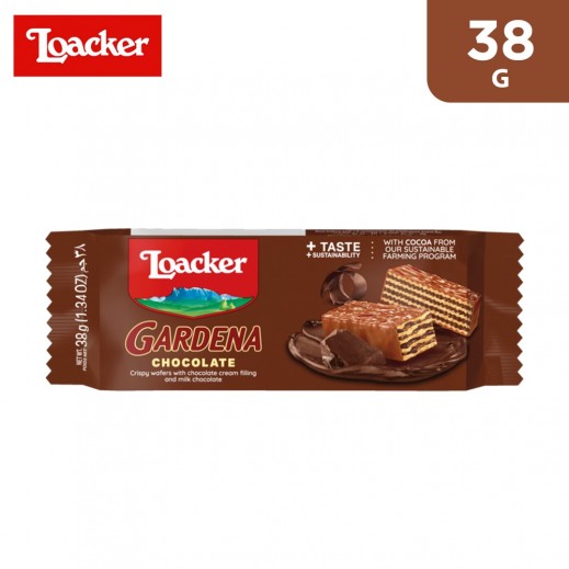 Loacker Gardena Chocolate Cream Wafer 38 g - delivered by Taw9eel Fast