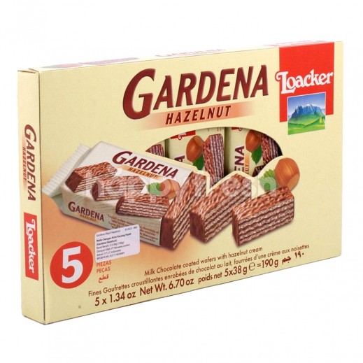 Loacker Gardena Hazelnut Biscuits 190 g - delivered by Taw9eel Fast
