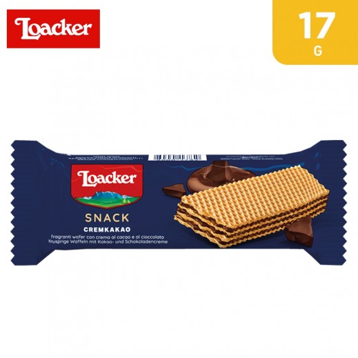 Buy Loacker Snack Cocoa Chocolate Wafer 17 G Taw9eel