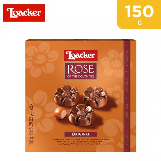 Loacker Rose Of The Dolomites Original Milk Chocolate 150 g - delivered by Taw9eel Fast
