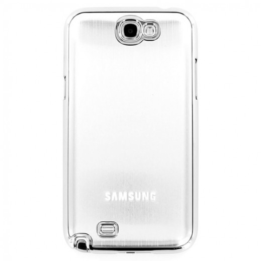 Back Cover For Samsung Galaxy Note II -Silver