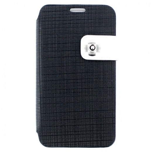 Fashion Case Leather Case For Samsung Galaxy Note II -Black