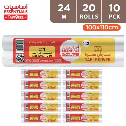 Essentials by Taw9eel Table Sheet 24m - 10 Packs