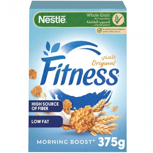 Nestle Fitness Original Breakfast Cereal Box 375 g - delivered by Taw9eel Fast