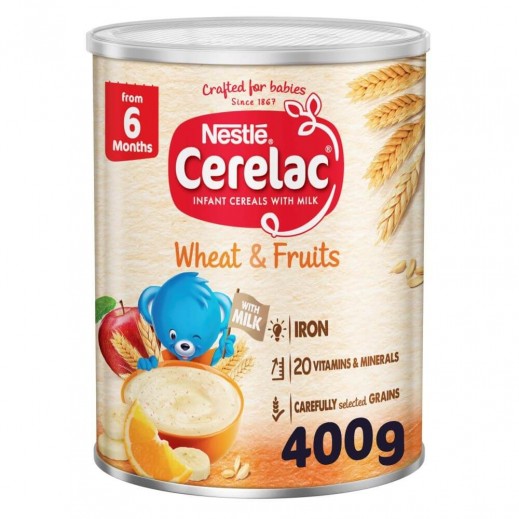 Cerelac Stage-2 Wheat & Fruits 400 g - delivered by Taw9eel Fast