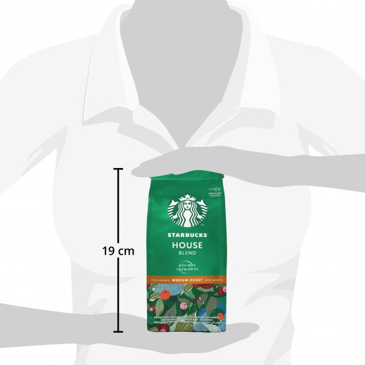 Buy Starbucks House Blend Medium Roast Ground Coffee 200 g | توصيل ...