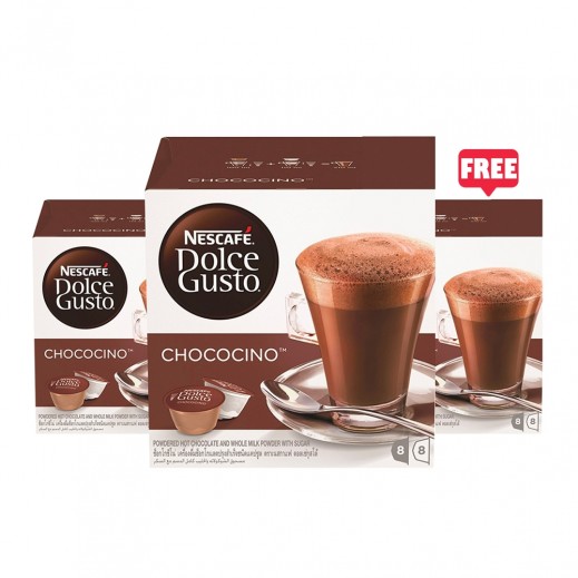 Buy Nescafe Dolce Gusto Chococino 256 g 16 Capsules 2 1 Free Taw9eel