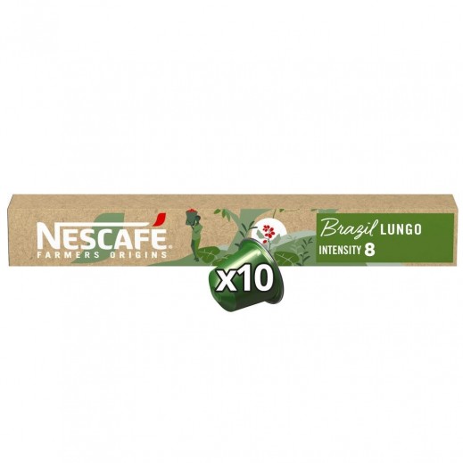 Nescafe Farmers Origins Brazilian Coffee 10 Capsules - 44 g