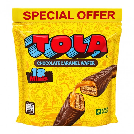 Nestle Tola Chocolate Caramel Wafer 2 x 279g