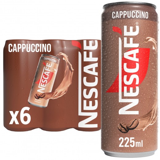 Nescafe Cappuccino Iced Cofffee On-the-Go 6×225 ml