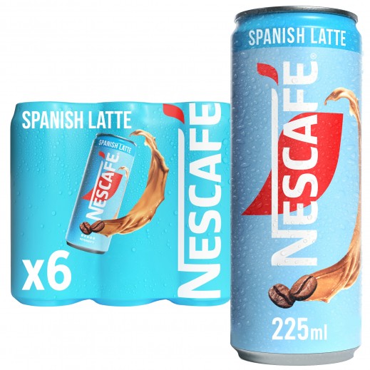 Nescafe Spanish Latte Iced Cofffee On-the-Go 6×225 ml