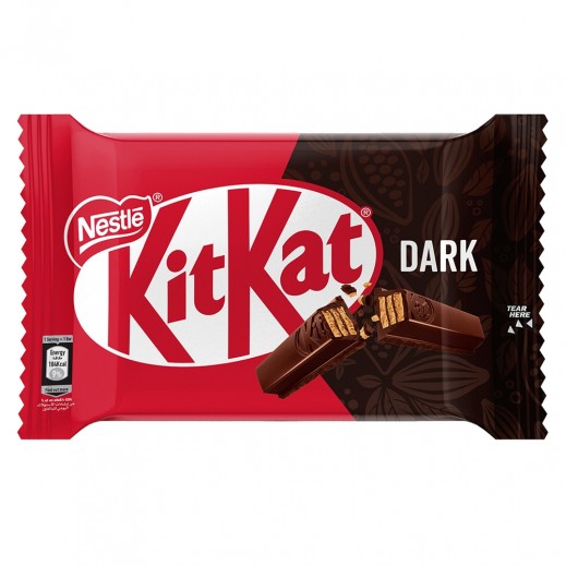 Nestle KitKat 4 Fingers Dark Chocolate 36.5 g - delivered by Taw9eel Fast