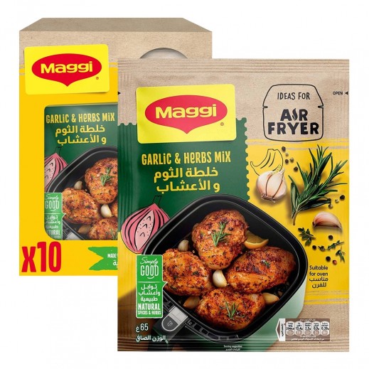 Maggi Air Fryer Garlic & Herbs Mix 10 × 65g