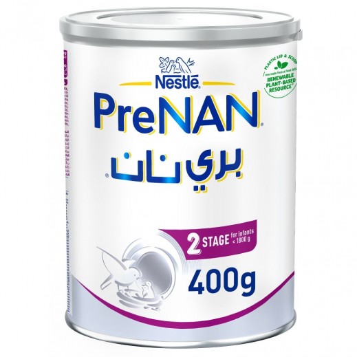 Nestle Pre Nan  Stage 2 for Low Birth Weight Baby Infant Formula 400g - delivered by Taw9eel Fast