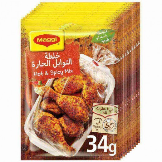 Maggi Hot & Spicy Mix 10 x 34 g