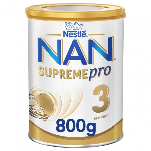 Nestle Nan Sepreme Pro Stage 3 From 1 Year to 3 Years Growing Up Formula 800g - delivered by Taw9eel Fast