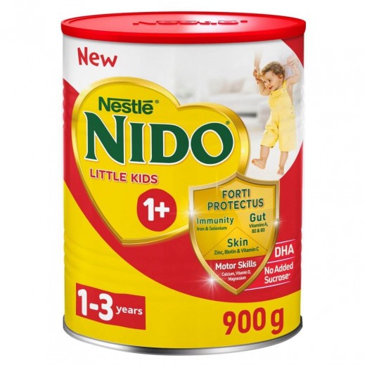 Nestle Nido Little Kids 1+ Growing Up Formula Tin 900 g (1-3 Years) - delivered by Taw9eel Fast