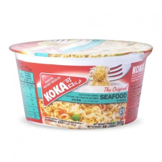 Koka Seafood-Flavored Oriental Instant Noodles (90 g)