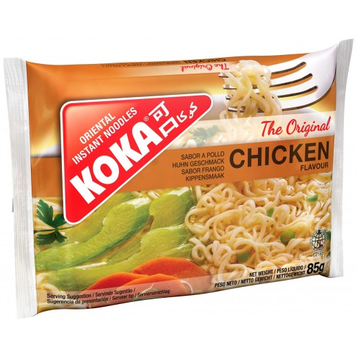 Koka Chicken-Flavored Oriental Instant Noodles (85 g) - delivered by Taw9eel Fast