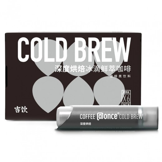 Once Coffee Cold Brew Dark Roast Pack 6 x 16 g