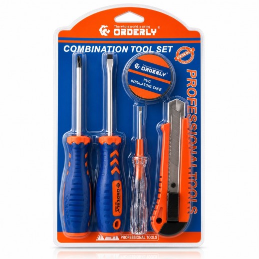 Orderly Combination Tool Set 5 Pieces - delivered by Taw9eel Within 48 hours 
