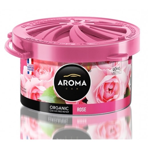 Aroma Organic Car Air Freshener - Rose - delivered by Taw9eel Fast