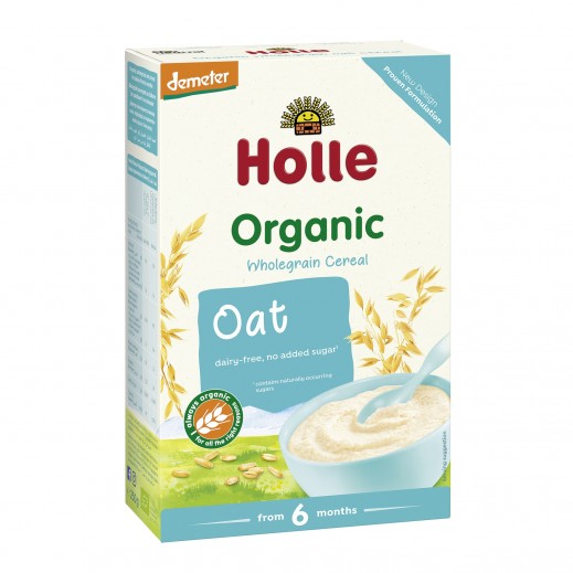 Holle Organic Oats Porridge Wholegrain Cereal 250 g (After 4 Months) - delivered by Taw9eel Fast