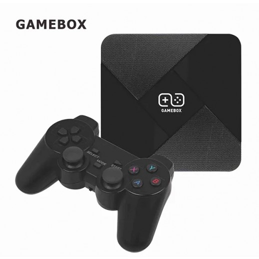 Portable Retro Video Game Console Box with Dual Controllers