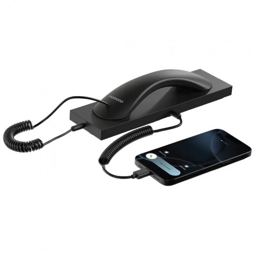 Porodo Classic Retro Phone Handset with USB-C Connector