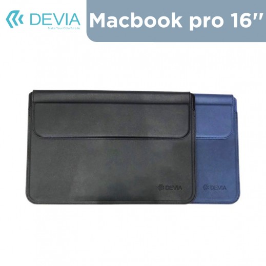 Devia Ultrathin Macbook bracket bag for APPLE Macbook Pro 16" Black